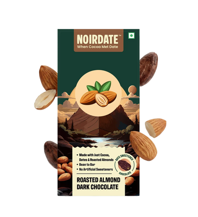 Roasted Almond Dark Chocolate 75g | Pack Of 1