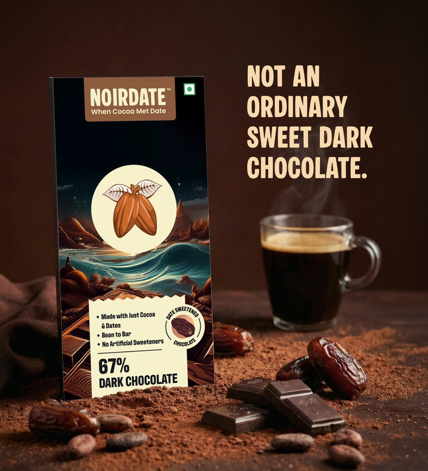 67% Classic Dark Chocolate 75g | Pack Of 1