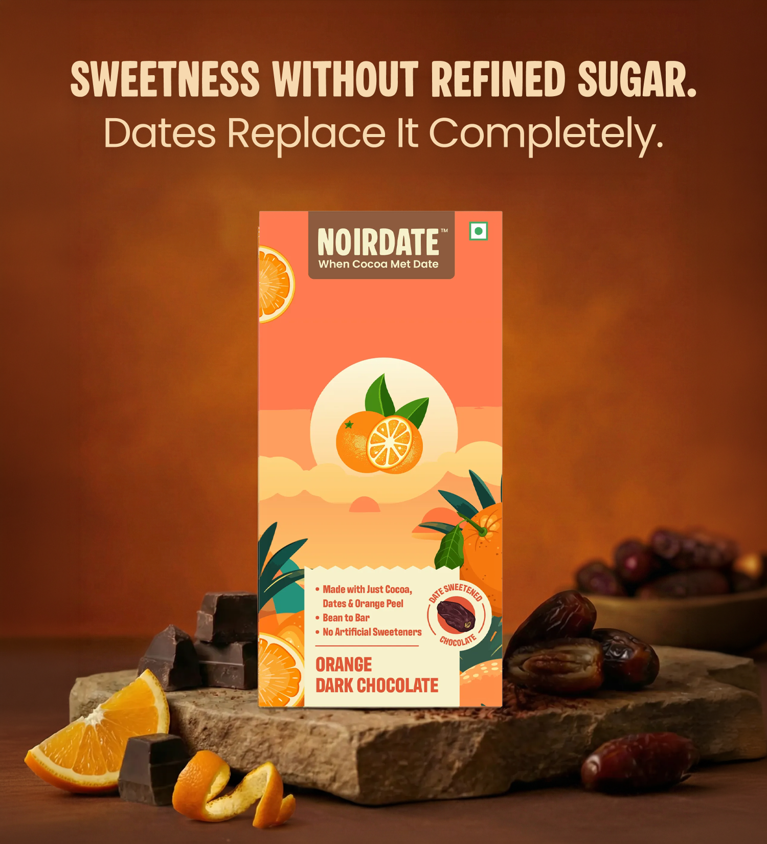 Orange Dark Chocolate 75g | Pack Of 1