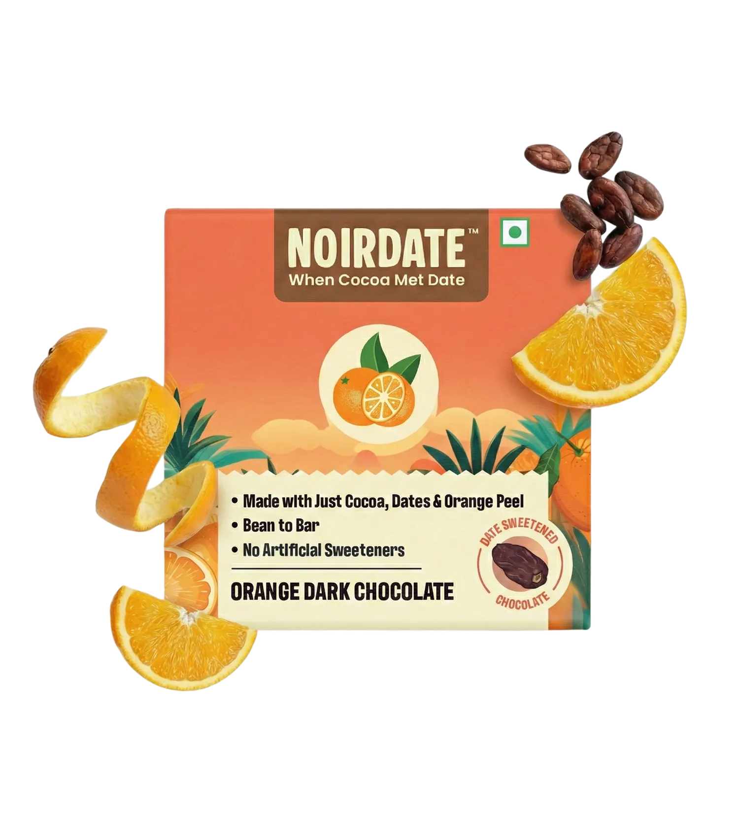 Orange Dark Chocolate 15g | Pack Of 1