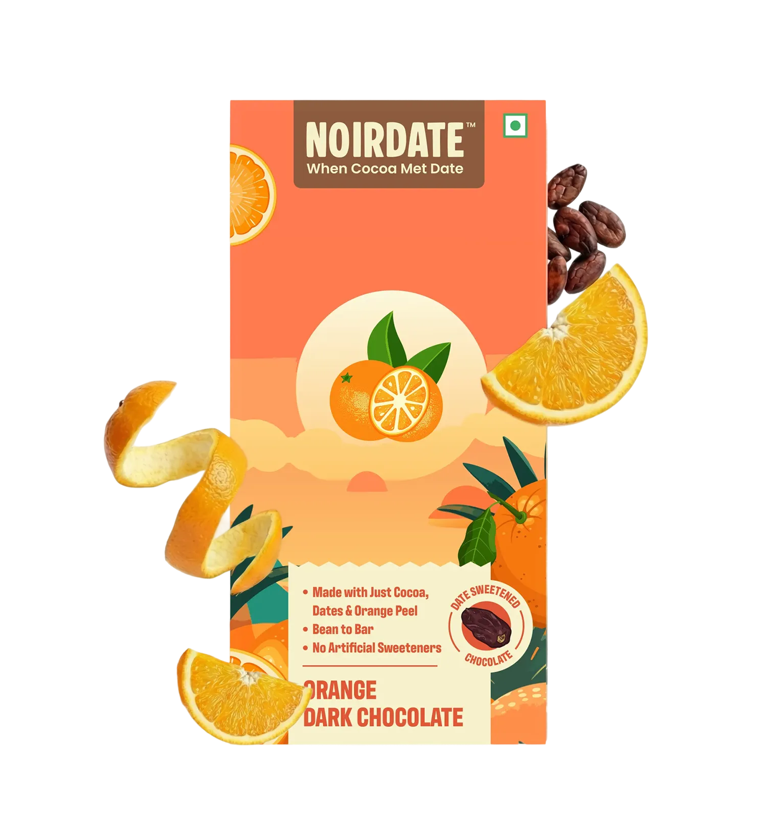 Orange Dark Chocolate 75g | Pack Of 1
