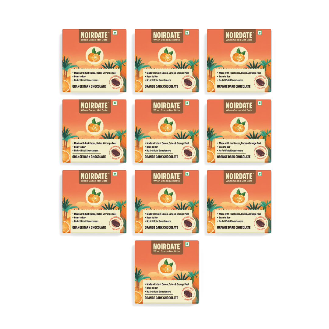 Orange Dark Chocolate 15g | Pack Of 10
