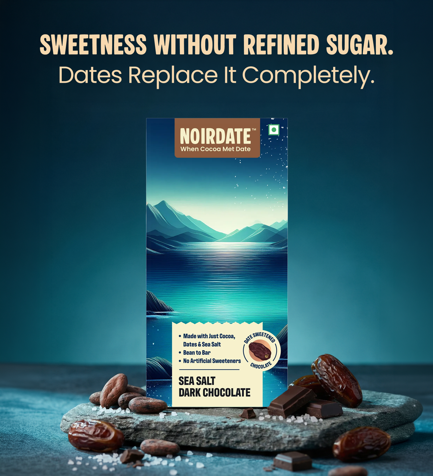 SeaSalt Dark Chocolate 75g | Pack Of 1