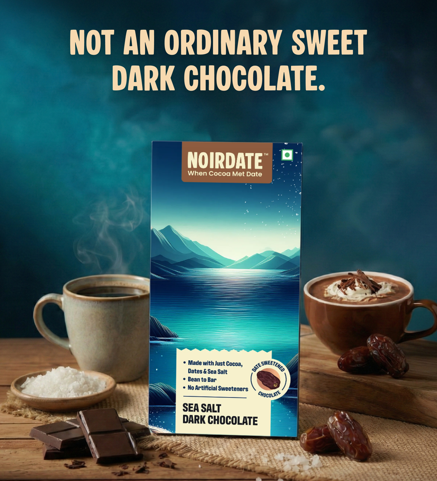 SeaSalt Dark Chocolate 75g | Pack Of 1