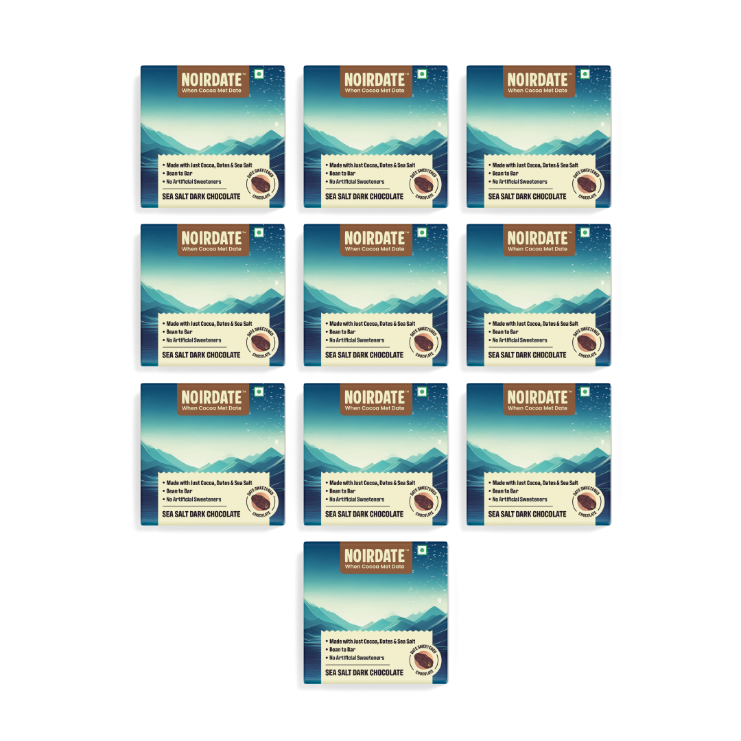 SeaSalt Dark Chocolate 15g | Pack Of 10