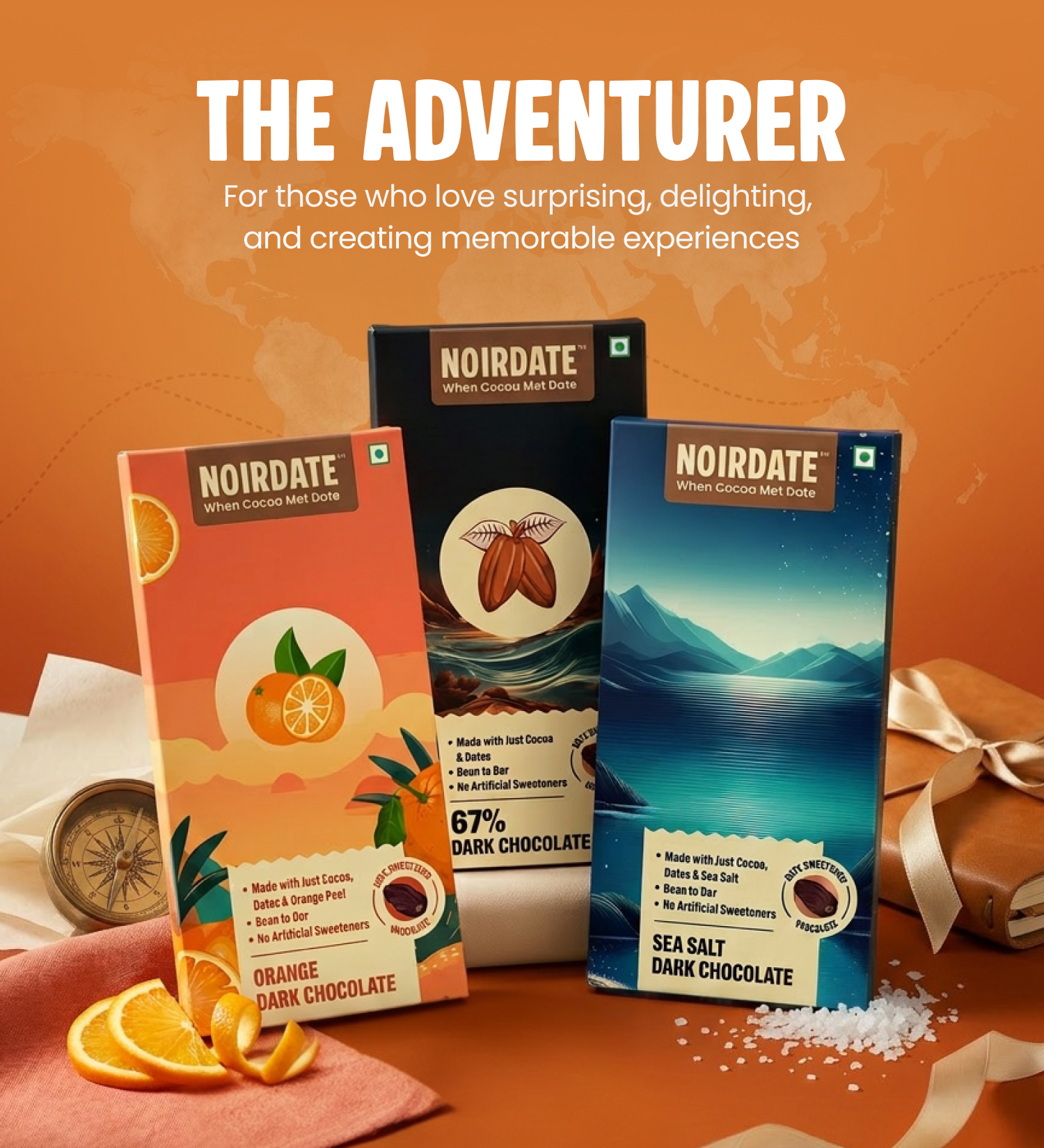 The Adventurer | Pack Of 3 - 75g Bars